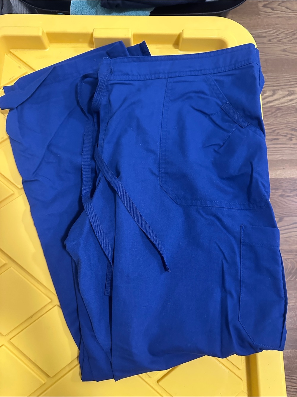 Women’s royal blue Grey’s Anatomy scrub pants
